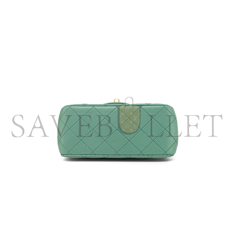 CHANEL MINI FLAP BAG WITH PEARL CRUSH AS1786 (17*13*8cm)